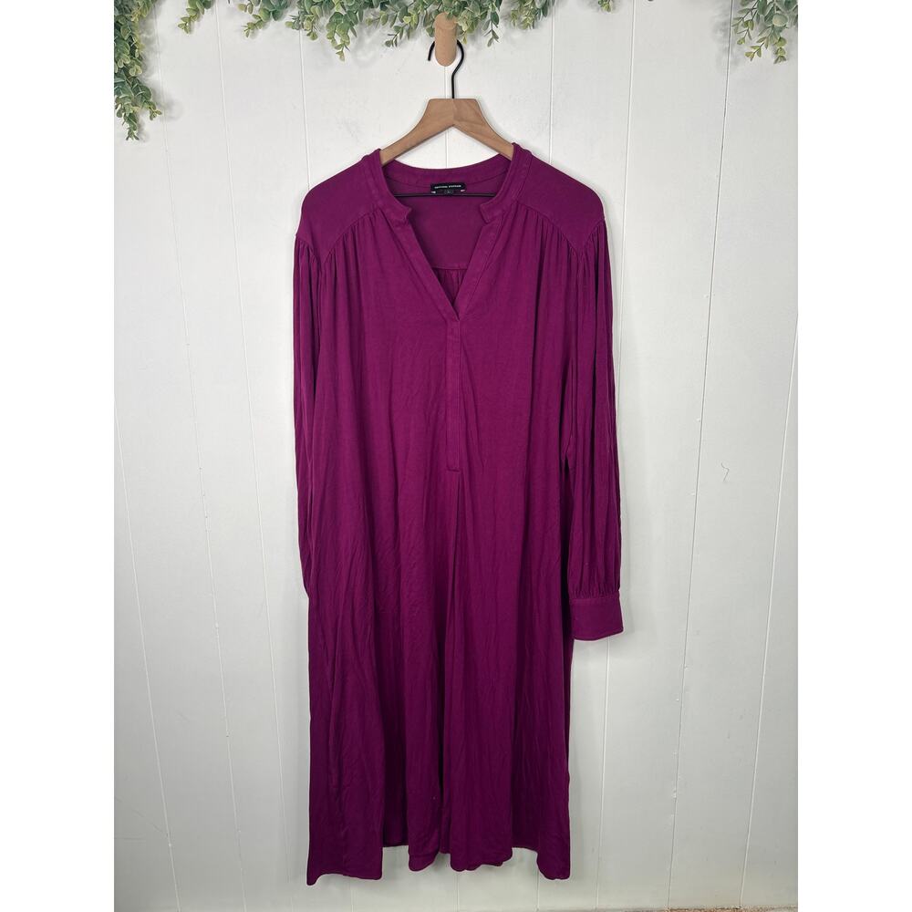 Universal Standard Gramercy Liquid Jersey Midi Dress Large Purple Casual - Picture 3 of 10